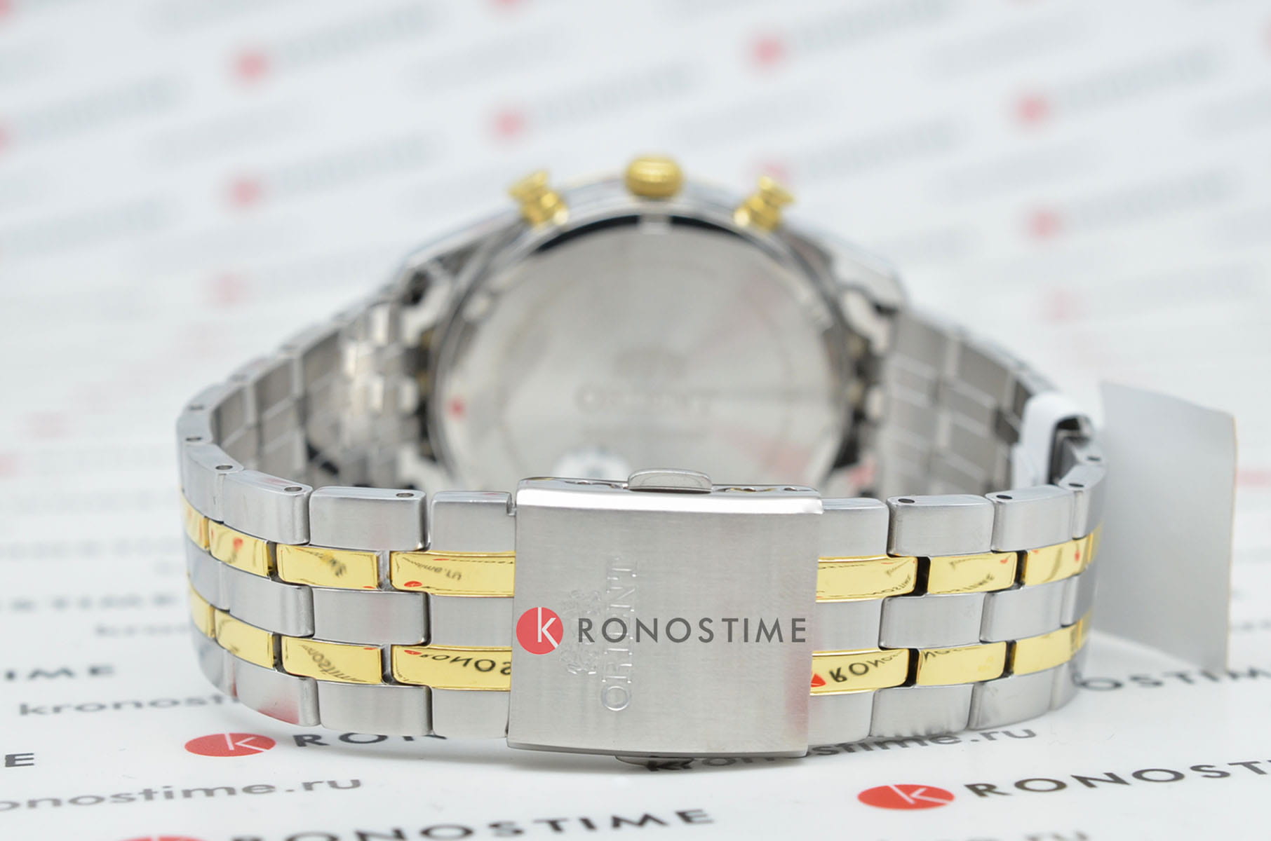 Orient Orient Chronograph RA-TX0302S (RN-TX0302S) кварцевые мужские часы часы крупный план синий циферблата
