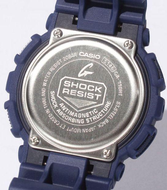 Casio Casio G-Shock GA-110HT-2A, g-shock япония мужские часы на браслете пластик боковой вид