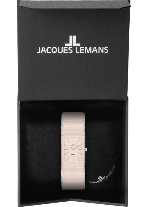 Jacques Lemans Jacques Lemans Dublin 1-1940P, dublin австрия женские часы на браслете сталь + керамические вставки боковой вид