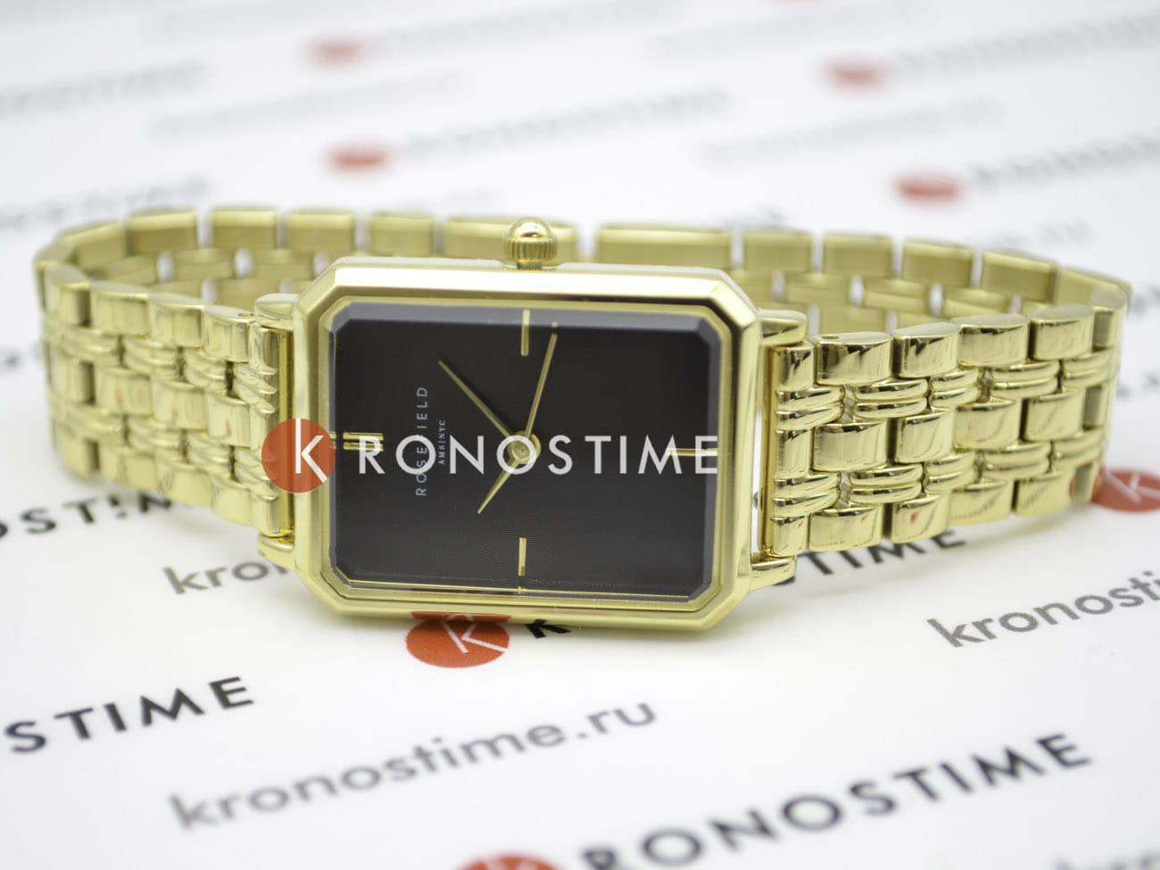 Rosefield Rosefield The Octagon OBGSG-O61 женские часы черный циферблат на запястье