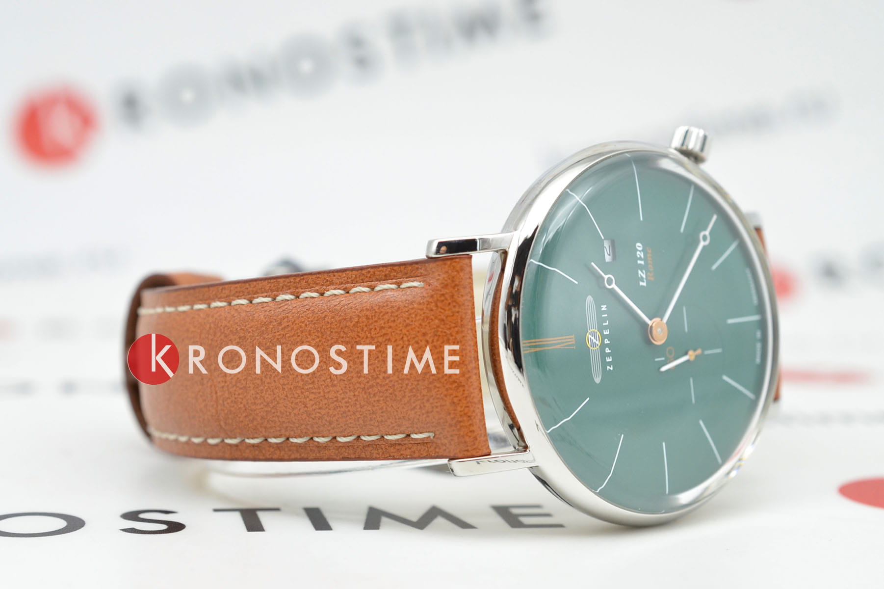 Zeppelin Zeppelin Rome Zep-71383 мужские часы зеленый циферблат на запястье