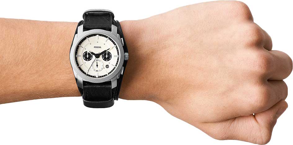 Fossil Fossil Bronson FS5921  - задняя крышка сталь металл корпуса, сша часы