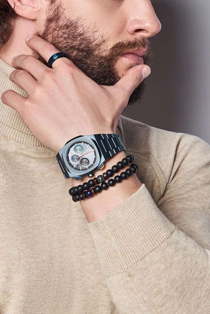 Оригинальные часы D1 Milano D1 Milano Cronografo CHBJ12 кварцевые калибр механизма seiko vk63 общий вид