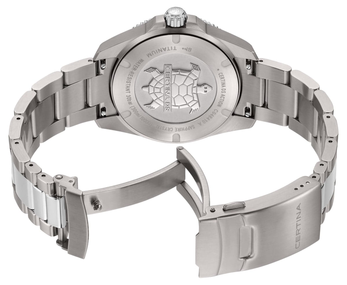 Certina Certina DS Action C048.410.44.351.00,  швейцария мужские часы на браслете титановый боковой вид