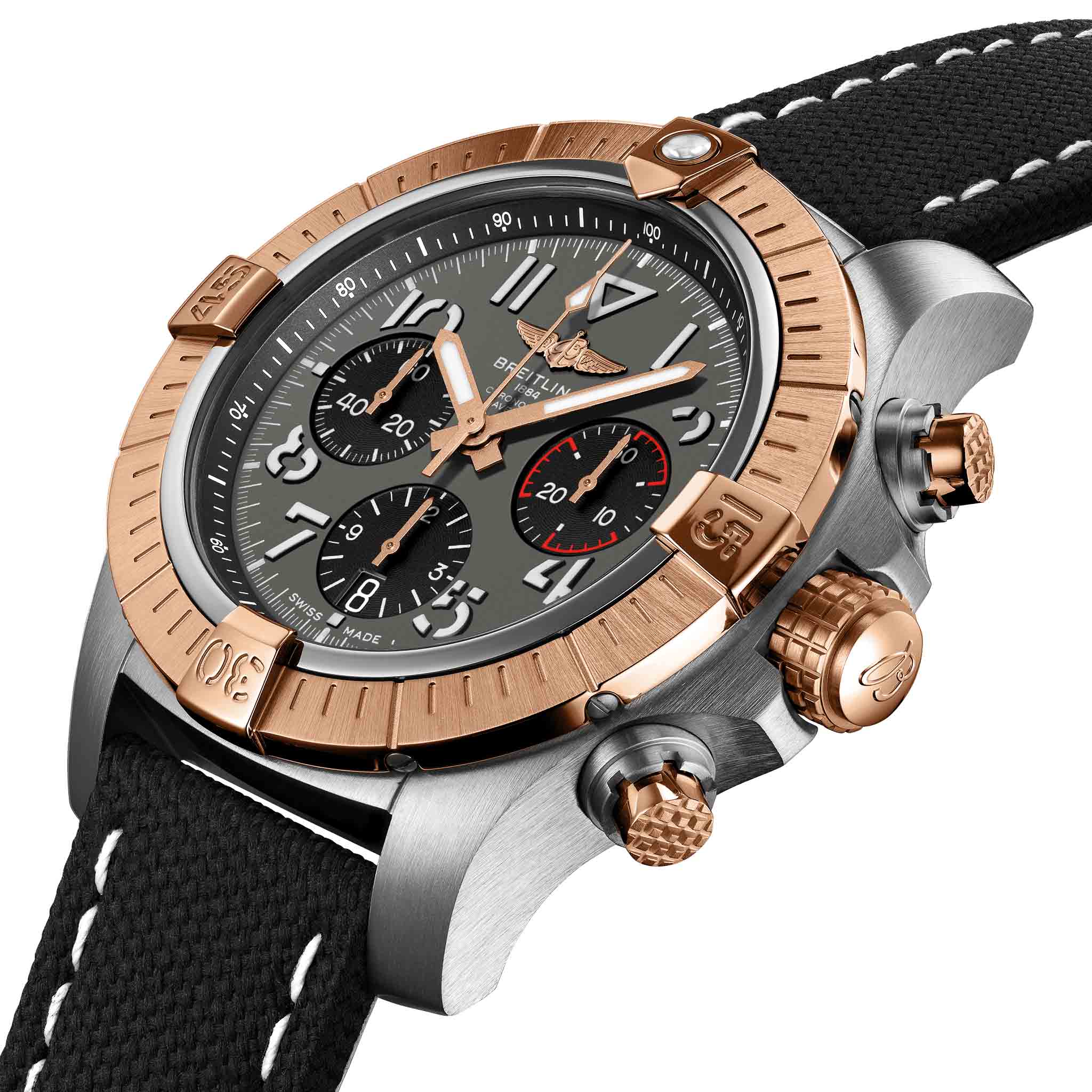 Breitling Breitling Avenger B01 Chronograph 45 UB01821A1B1X2 , наручные мужские часы фото под углом