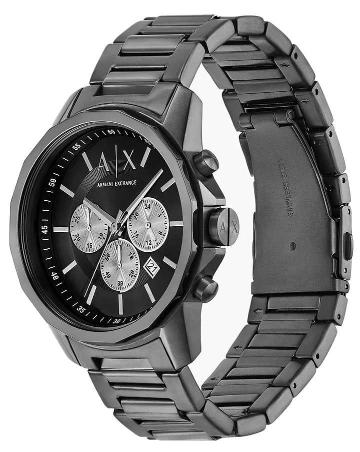 Armani Exchange Armani Exchange Banks AX1765,  италия мужские часы на браслете нержавеющая сталь с ip-покрытием боковой вид