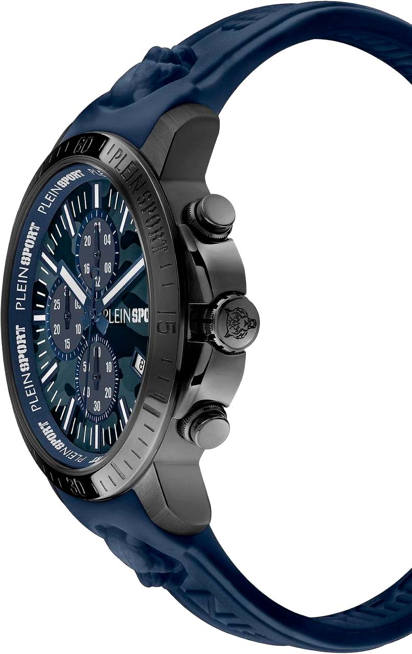 Plein Sport Plein Sport PSCBA0423,  германия мужские часы на браслете силикон боковой вид