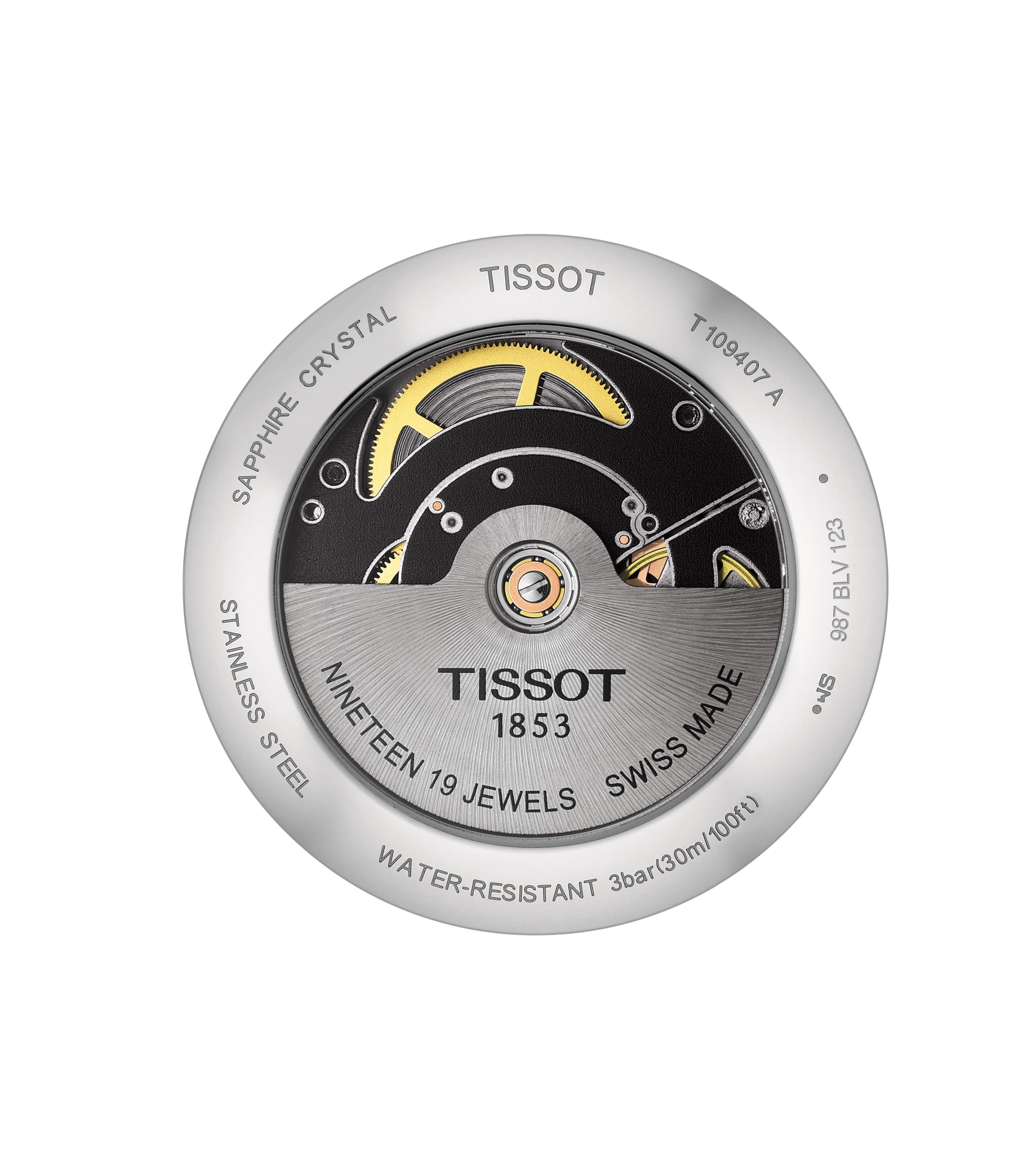 Tissot Tissot Everytime Swissmatic T109.407.17.032.00 мужские часы белый циферблат на запястье