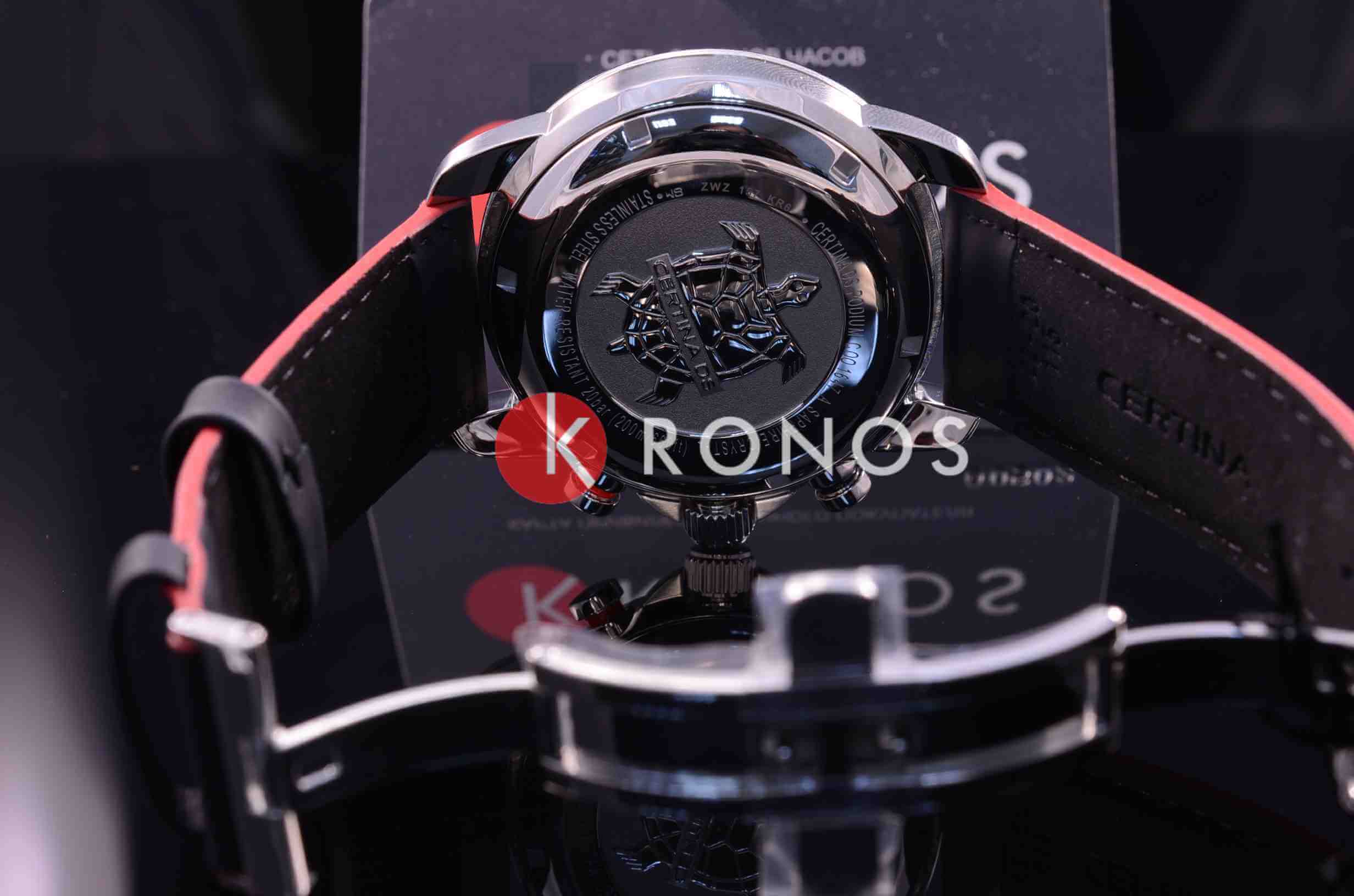 Certina Certina DS Podium Chronograph 1/100 sec C001.647.16.057.01 мужские часы черный циферблат на запястье