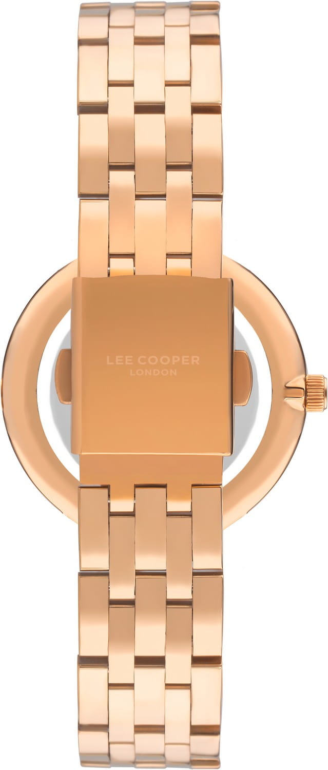 Lee Cooper Lee Cooper LC07502.420,  англия женские часы на браслете нержавеющая сталь с ip-покрытием боковой вид