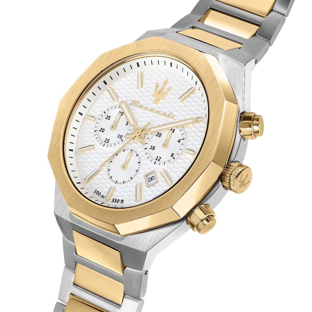 Maserati Maserati Stile R8873642009,  италия мужские часы на браслете нержавеющая сталь с pvd-покрытием боковой вид