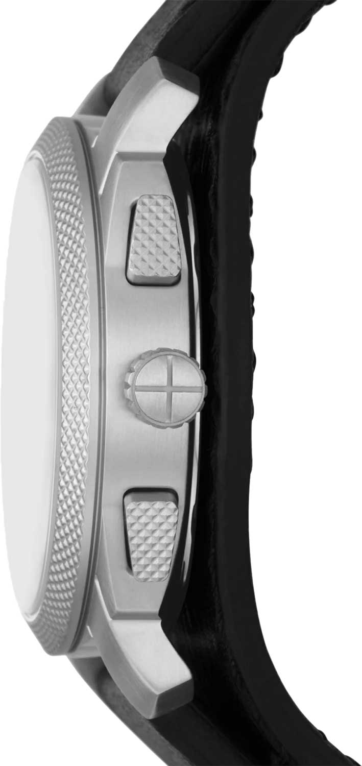 Fossil Fossil Bronson FS5921,  сша мужские часы на браслете кожаный боковой вид