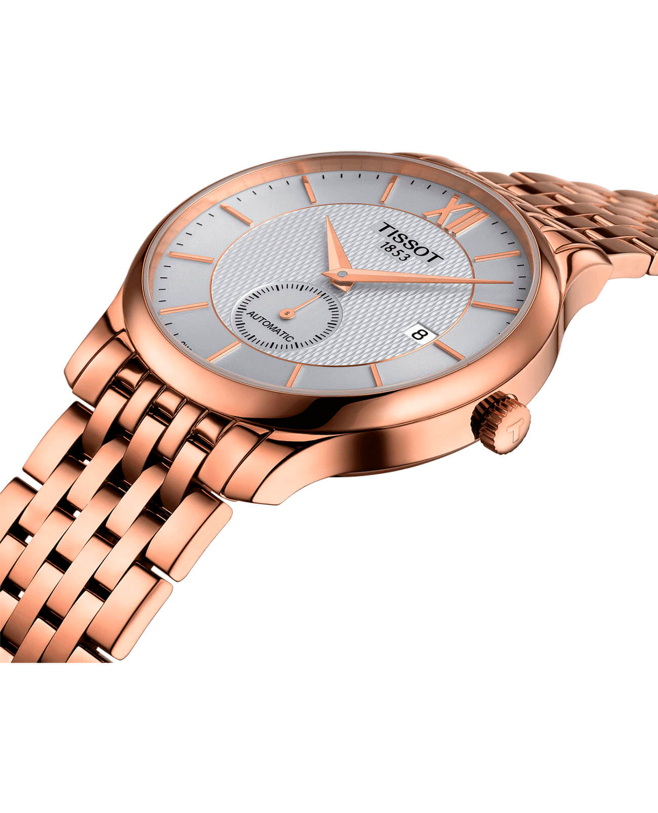 Оригинальные часы Tissot Tissot Tradition Automatic Small Second T063.428.33.038.00 механические калибр механизма eta 2825-2 общий вид