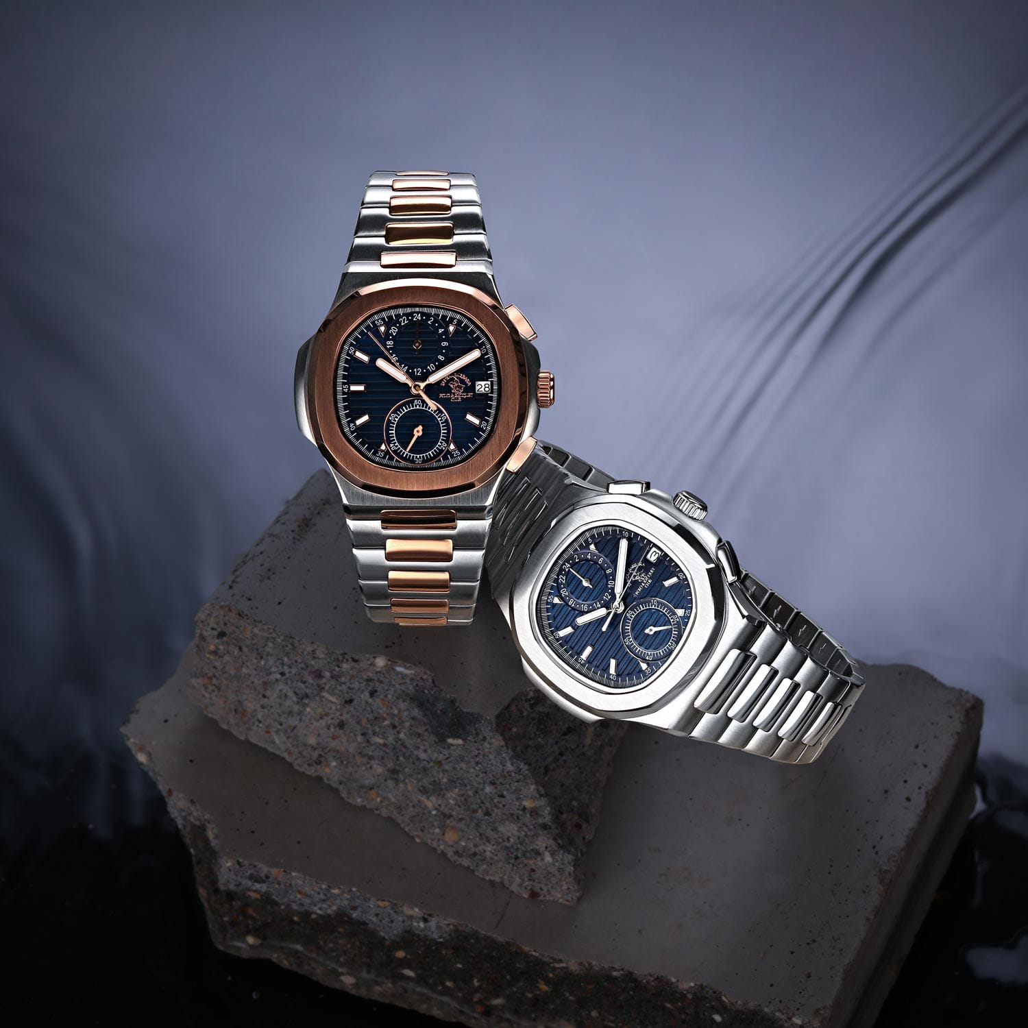 Santa Barbara Polo & Racquet Club Santa Barbara Polo & Racquet Club Luxury SB.4.1009-4 , наручные мужские часы фото под углом