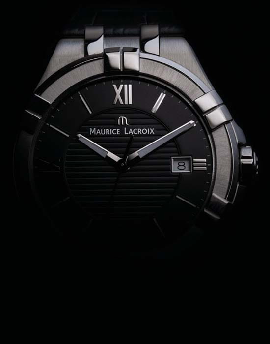 Maurice Lacroix Maurice Lacroix Aikon Date AI1008-SS001-330-1 швейцария наручные мужские часы заводная головка с логотипом Maurice Lacroix