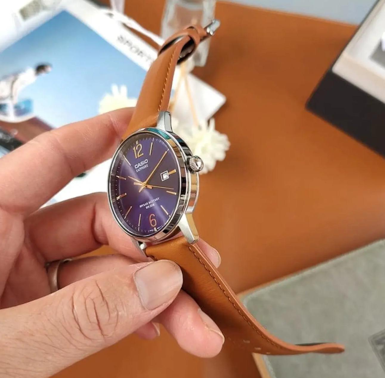 Casio Casio Collection MTS-110L-2A  - задняя крышка металл сталь корпуса, япония часы