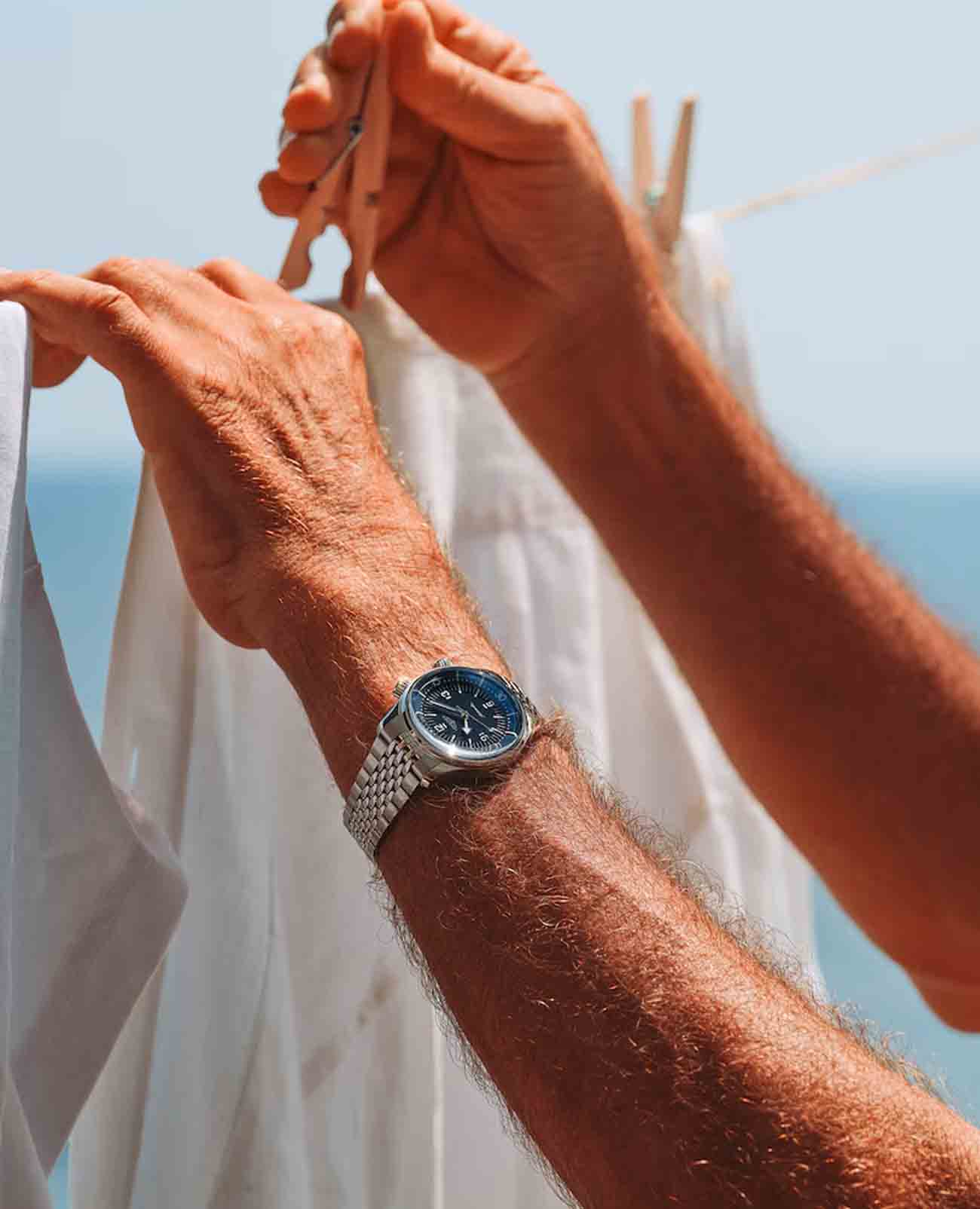 Longines Longines Legend Diver L3.764.4.90.7 мужские часы синий циферблат на запястье