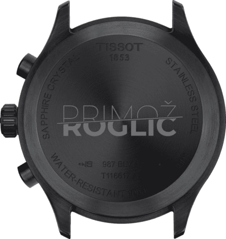 Tissot Tissot Chrono XL Special Editon Roglic T116.617.36.052.04 Chrono XL — детали корпуса и кожаный