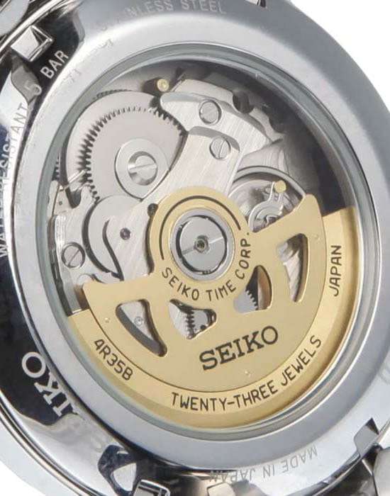 Seiko Seiko Presage SRPE19J1  — детали корпуса и нержавеющая сталь