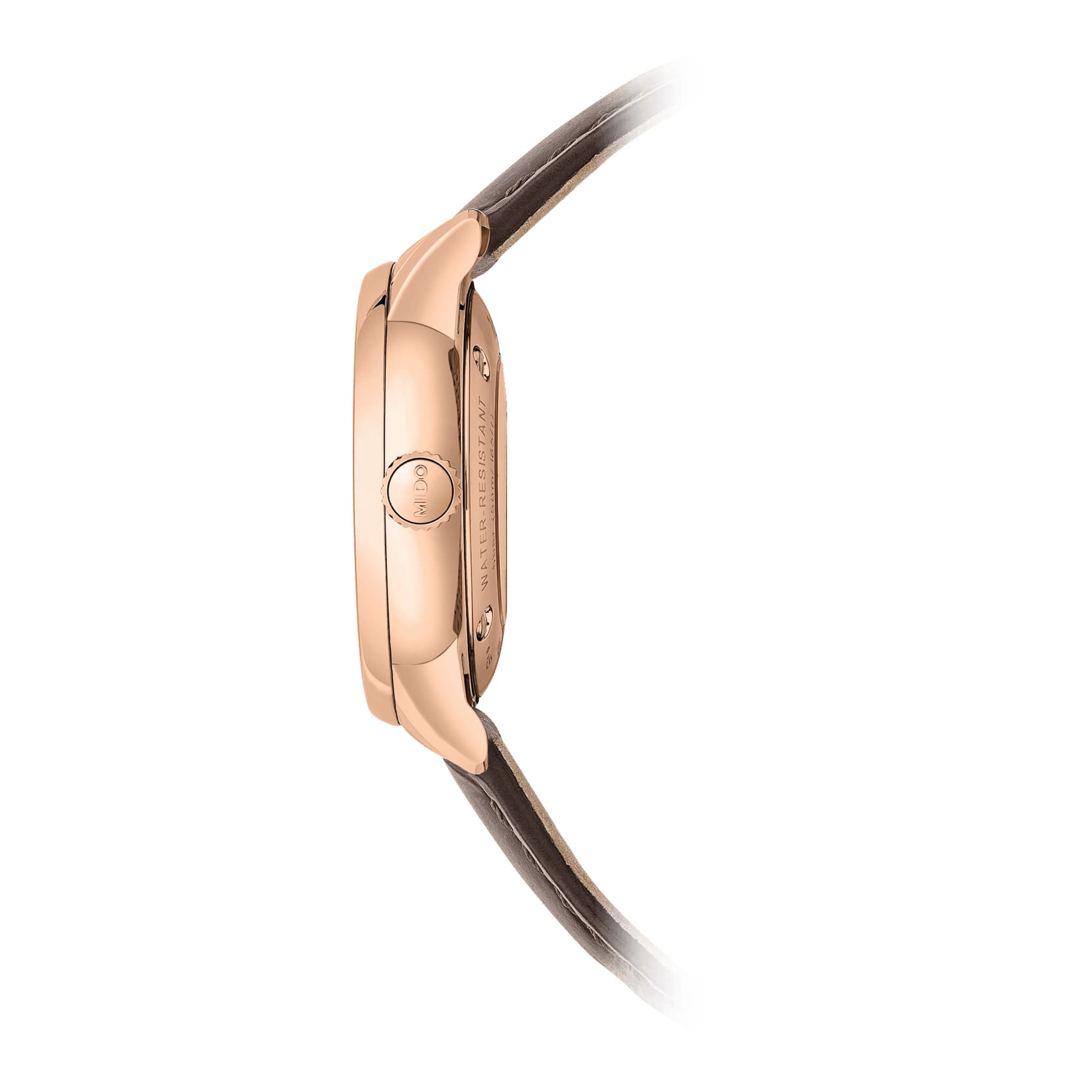 Mido Mido Baroncelli Signature M037.207.36.046.01, baroncelli швейцария женские часы на браслете кожаный боковой вид