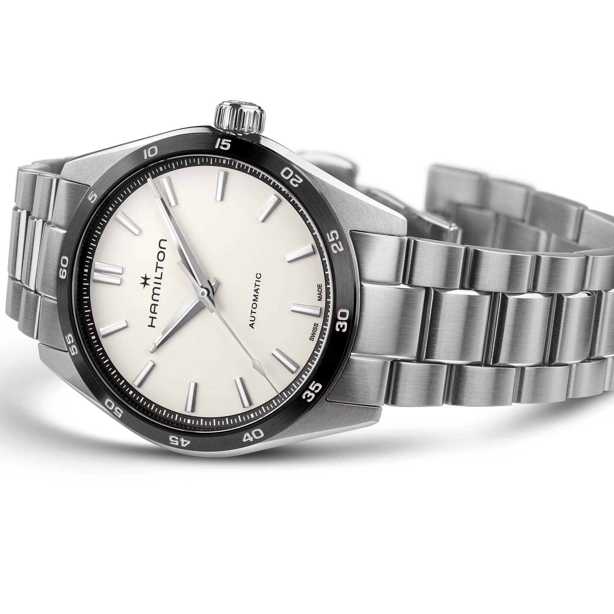 Оригинальные часы Hamilton Hamilton Jazzmaster Performer Auto H36205110 механические калибр механизма h-10 общий вид