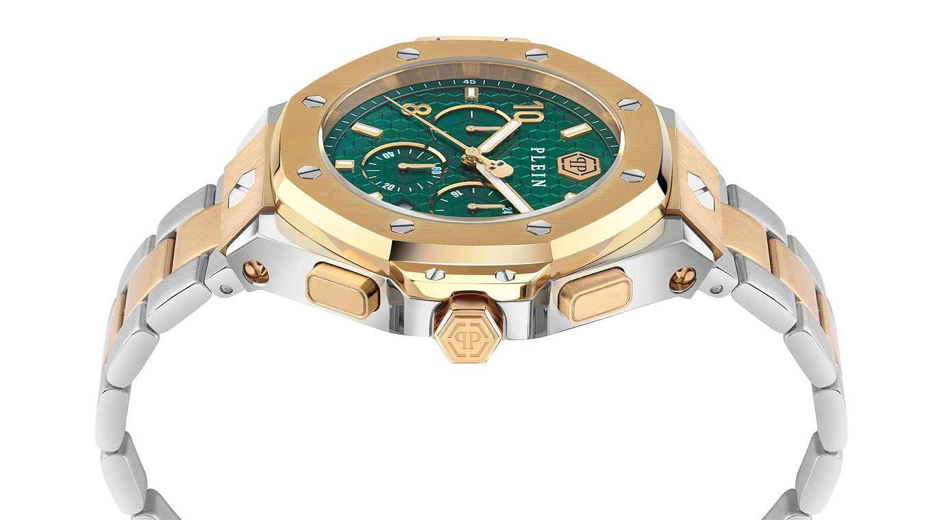 Philipp Plein Philipp Plein Plein Chrono Royal 46 MM PWPRA0324 , наручные мужские часы фото под углом