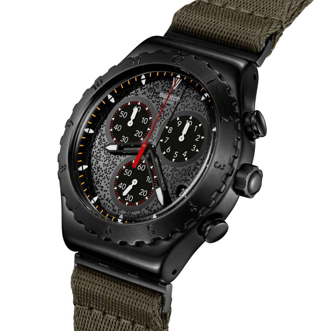 Swatch Swatch I New Chrono YVB416 , наручные мужские часы фото под углом