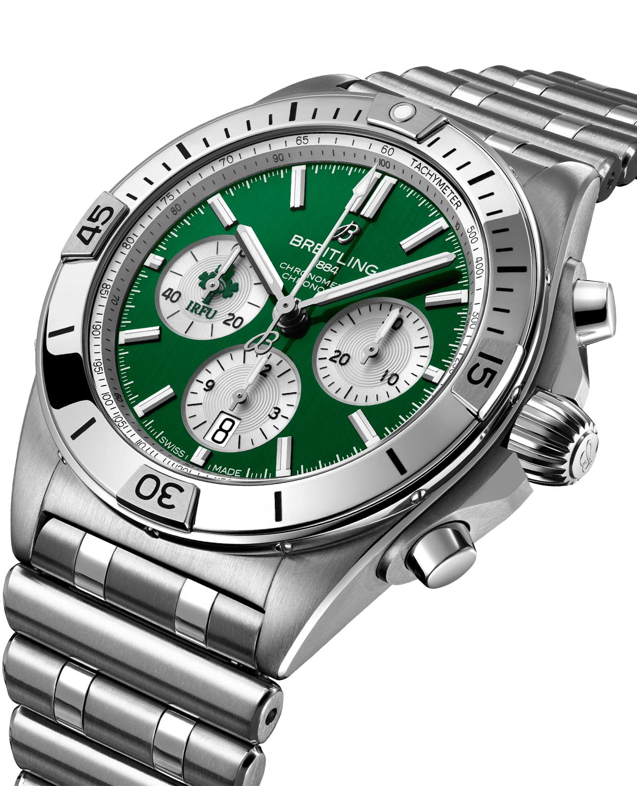 Breitling Breitling Chronomat B01 42 Six Nations Ireland AB0134A91L1A1 , наручные мужские часы фото под углом