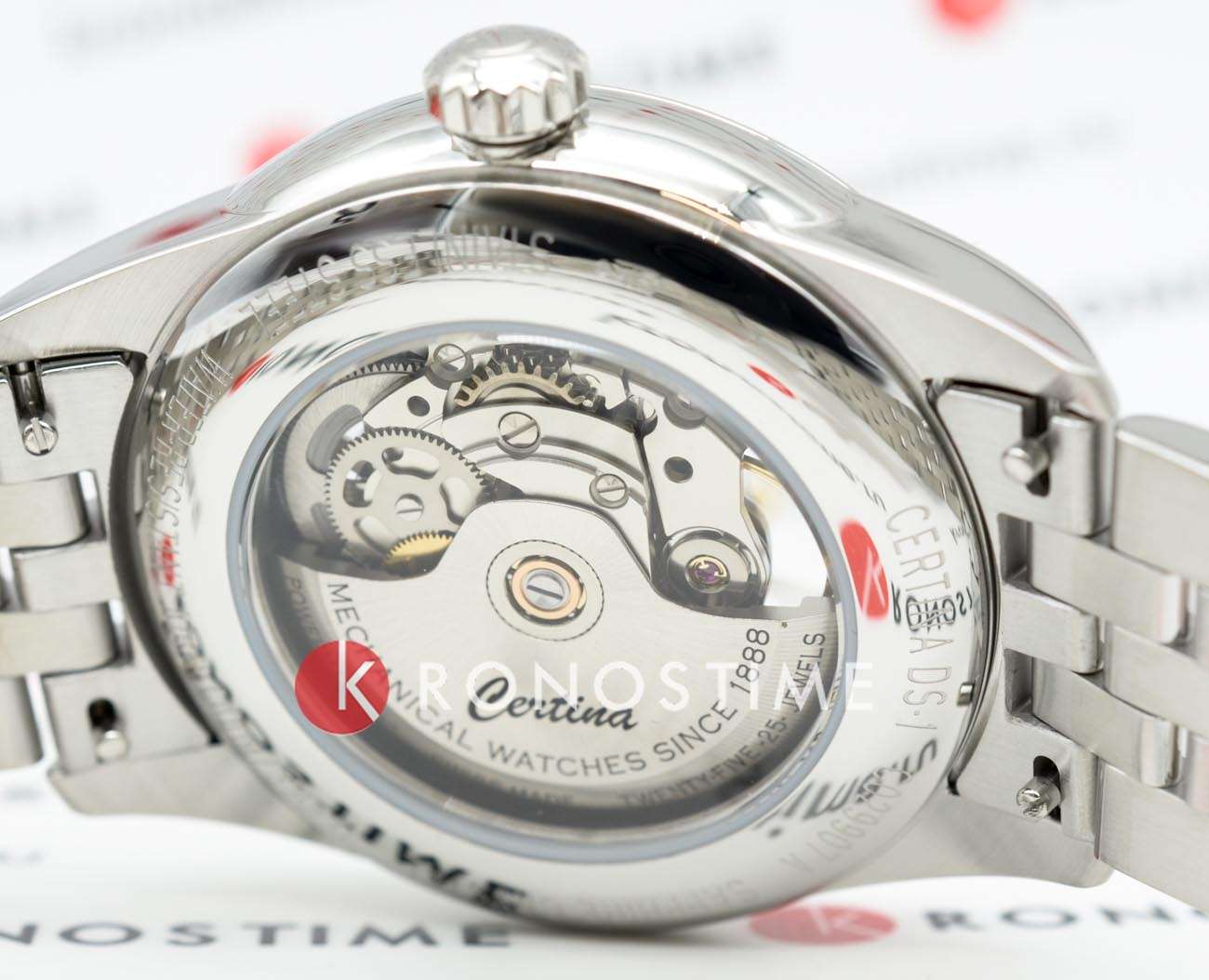 Оригинальные часы Certina Certina DS-1 Skeleton C029.907.11.041.00 механические калибр механизма powermatic 80.631 общий вид