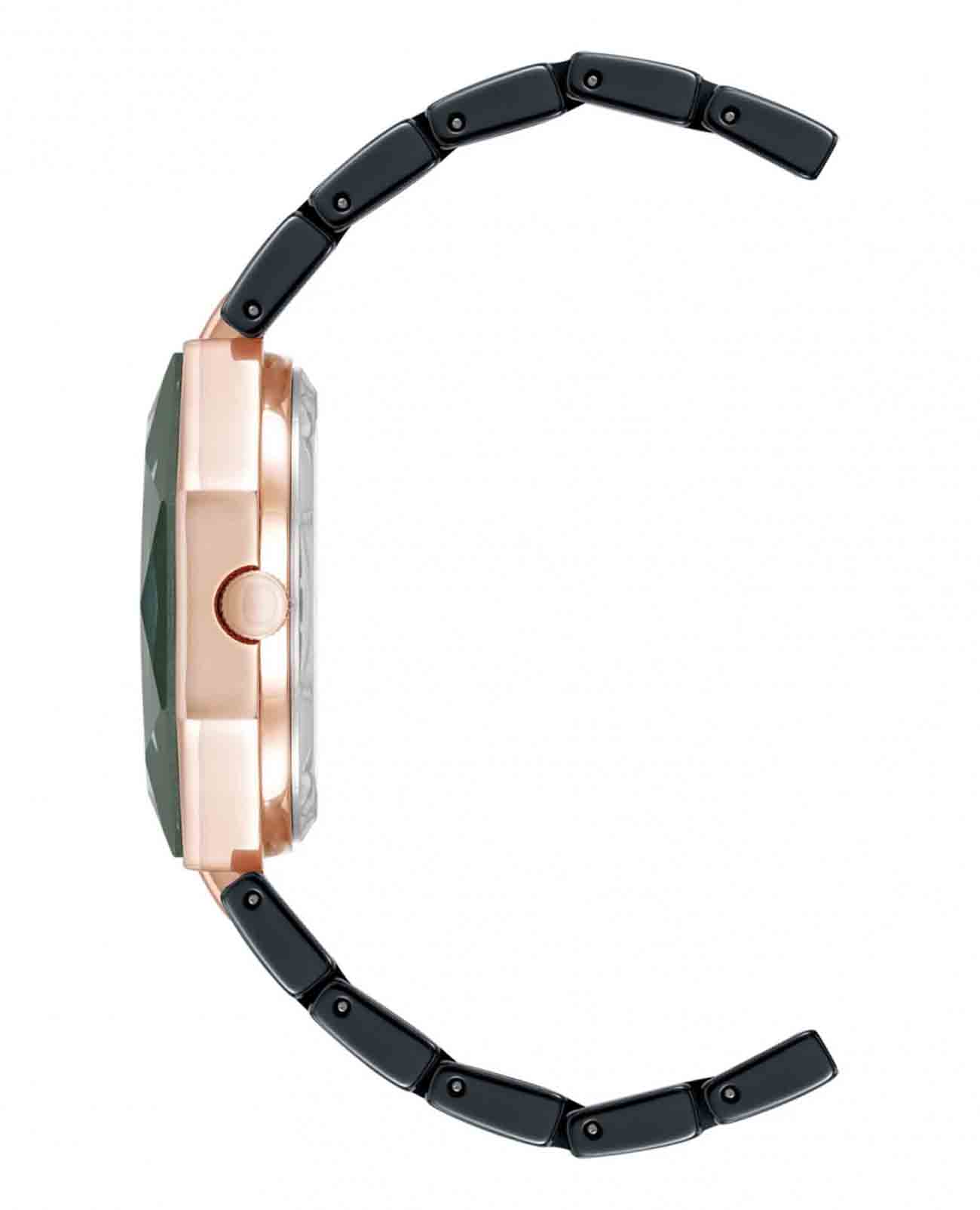 Anne Klein Anne Klein Ceramics 5064GNBK,  сша женские часы на браслете керамика боковой вид