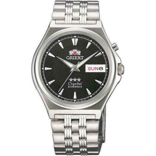 Orient Orient EM5M010B (FEM5M010B)  FEM5M010B  мужские часы  циферблат, браслет  — вид спереди