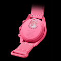 Часы Swatch x Omega Bioceramic Moonswatch Mission to The Pink Moonphase SO33P700 фото 4